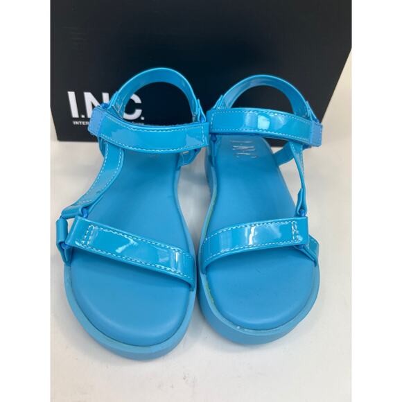 I.N.C. Morgan Bright Blue Sandals Size 2‎ M - Picture 2 of 4